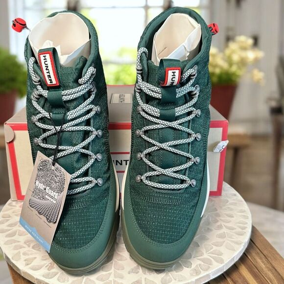 Hunter Travel Explorer Boot Thicket Green Waterproof Hiking Outdoor Men’s 11 EU - Picture 7 of 15